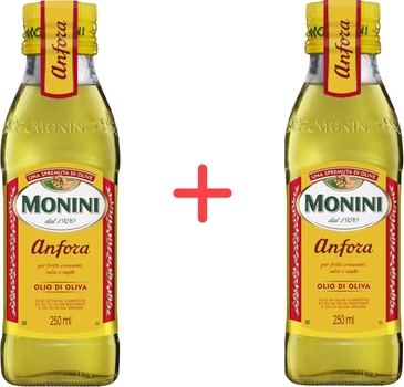 Олія оливкова рафінована Monini Anfora 0.25 л + 0.25 л (80053859)