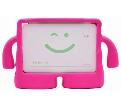 Противоударный детский чехол STR EVA для iPad Pro 10.5 (2017) человечек с ручками Rose