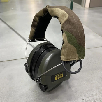 Тактичні навушники з шумоподавленням Sordin Supreme Pro X LED олива (244308)