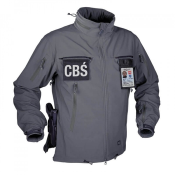 Куртка Helikon-Tex Cougar Qsa + Hid - Soft Shell Windblocker, Shadow grey S/Regular (KU-CGR-SM-35)