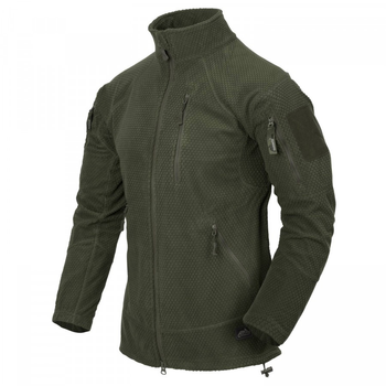 Куртка Helikon-Tex ALPHA Tactical - Grid Fleece, Olive Green L/Regular (BL-ALT-FG-02)