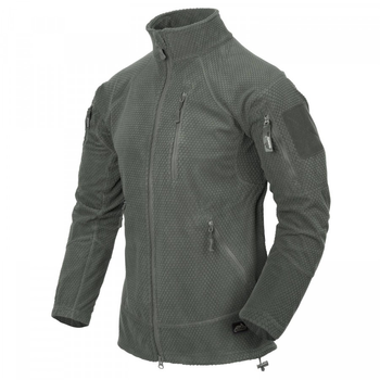 Куртка Helikon-Tex ALPHA Tactical - Grid Fleece, Foliage green S/Regular (BL-ALT-FG-21)