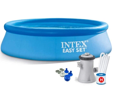 Надувной бассейн Intex 28108, 244 х 61 см, с фильтр-насосом