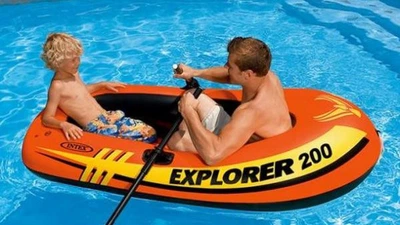 Надувная лодка Intex 58330 "Explorer 200" 185х94х41 см
