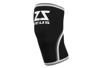 Наколенники ZEUS W 7мм для тяжелой атлетики пара с сумкой неопрен черный size M