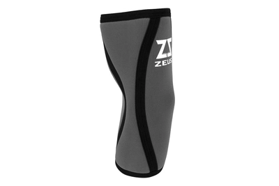 Налокотники ZEUS 7мм для тяжелой атлетики пара с сумкой неопрен серый size M