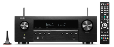 AV Ресівер Denon AVR-S 760H Black (7.2/75 Вт/4-16 Ом/8K/Phono/Wi-Fi/BT)