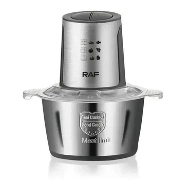 Блендер измельчитель кухонный Raf Food Processor R7019 800W металлическая чаша на 1.2 литра комбайн 2 скорости (R7019BBLNR) TIN66