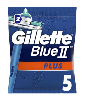 Одноразові станки для гоління чоловічі Gillette Blue 2 Plus 5 штук