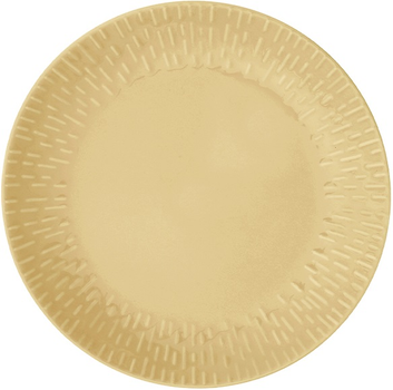 Talerz obiadowy Aida Life in Colour Confetti Mustard z reliefową porcelaną 27.5 cm (5709554133831)