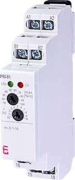 Реле контролю споживаного струму ETI 002471816 PRI-51/1 (0 1..1A) (1x8A AC1)