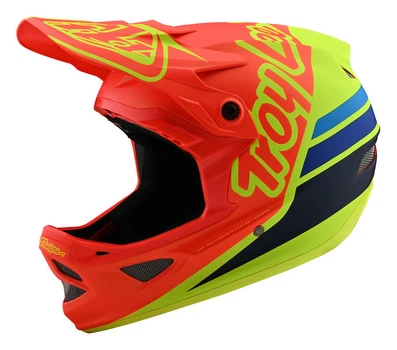 Вело шолом TLD Fiberlite D3 [Silhoette Orange/Yellow] Lg – фото