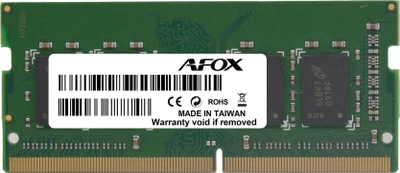 Pamięć RAM AFOX SODIMM DDR3L-1600 4096MB PC3-12800 (AFSD34BN1L)