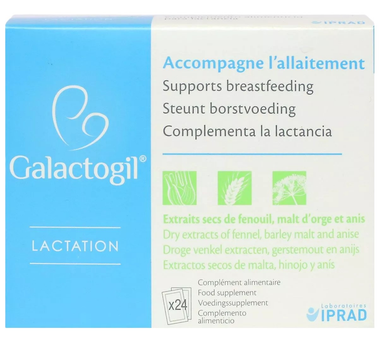 Suplement diety Iprad Galactogil Lactation dla kobiet karmiących piersią 24 saszetki (3401560237009)