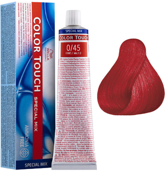 Напівстійка безаміачна фарба Wella Color Touch Special Mix 0 - 45 Red Mahogany 60 мл (8005610545899)