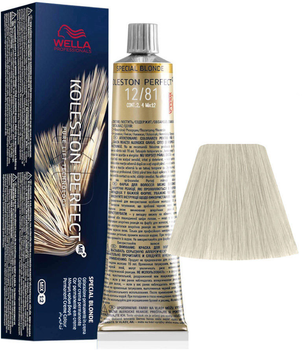 Trwała farba do włosów Wella Koleston Perfect Me + Special Blonde 12 - 81 Special Blonde Pearl Ash 60 ml (8005610654843)