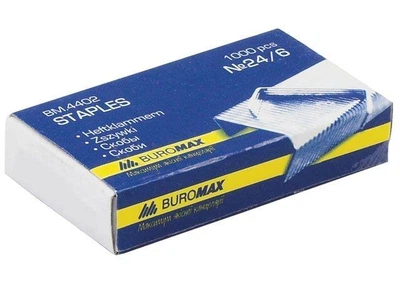 Скобы №24/6 JOBMAX (BM.4402)Buromax
