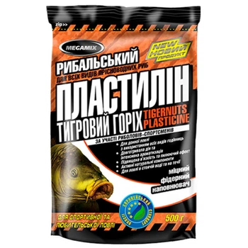 Пластилін MegaMix 500г Тигровий Горіх,50687
