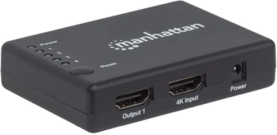 Przełącznik wideo Manhattan 207706 HDMI 4K/30Hz HDCP 1.4 (766623207706)