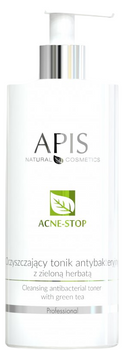 Tonik Apis Acne-Stop oczyszczający antybakteryjny z zieloną herbatą 500 ml (5901810000790)
