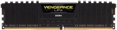 Pamięć RAM Corsair DDR4-3000 32768MB PC4-24000 (Kit of 2x16384) Vengeance LPX Black (CMK32GX4M2D3000C16)