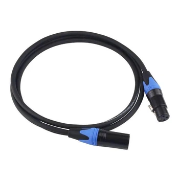 Кабель акустический / микрофонный XLR - XLR 0.5 м, черный (78357206)