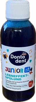 Дитячий індикатор зубного нальоту Dontodent Junior яблучний смак200 мл