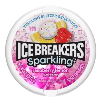 Леденцы драже Ice Breakers Sparkling Raspberry Lemon Seltzer 42г
