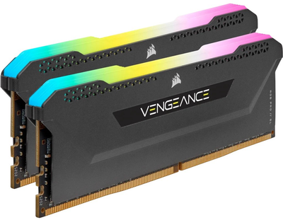 Оперативна пам'ять Corsair DDR4-3200 16384MB PC4-25600 (Kit of 2x8192) Vengeance RGB PRO SL Black (CMH16GX4M2E3200C16)