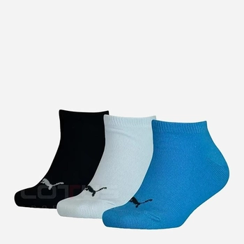 Набір дитячих шкарпеток 3 пари Puma Kids Invisible 3P 90737419 31-34 Чорний/Білий/Синий (8718824901336)