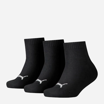 Набір дитячих шкарпеток 3 пари Puma Kids Quarter 3P 90737502 23-26 Чорний (8718824618456)