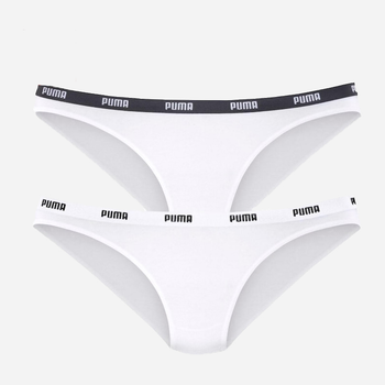 Komplet damskich majtek bikini 2 sztuki Puma Women Bikini 2P Pack 90785104 XS Biały (8718824911915)