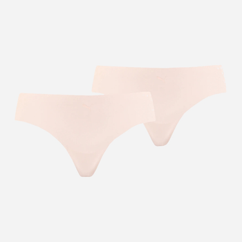 Набор жіночих трусиків-стрінгів 2 штуки Puma Women Seamless String 2P Hang 93502103 L Рожевий (8720245039635)