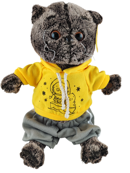 Мягкая игрушка Кот Басик в Жёлтой кофте, 35см (149969)