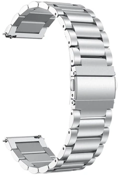 Браслет сталевий для годинника Modfit Silver, 22 мм (1051-0681)