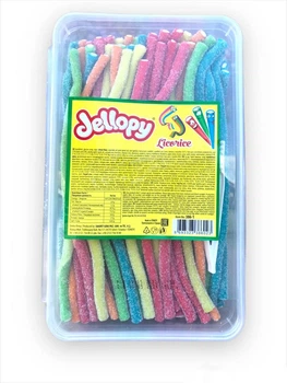 Жевательный мармелад Jellopy Licorice палочки в сахаре