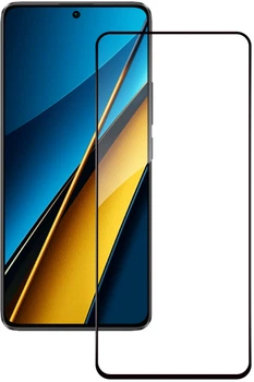 Защитное стекло для смартфона Poco X6 ACCLAB 9H Black (1283126588655)