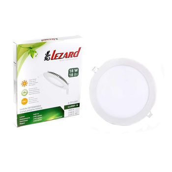 LED светильник встраиваемый круглый Lezard 18W 4200K