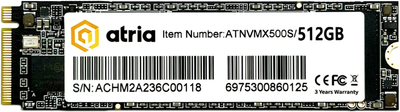 Накопитель SSD Atria X500S 512 GB (ATNVMX500S/512)