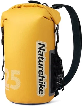 Рюкзак водонепроницаемый Naturehike CNK2300BS017 25 л Желтый (6976023925313)