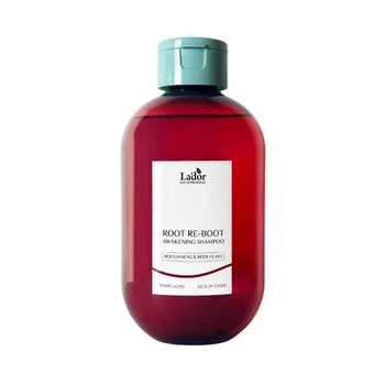 Шампунь с женьшенем для роста волос Lador Root Re-Boot Awakening Shampoo Red Ginseng & Beer Yeast 300мл