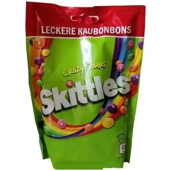Драже в Цветной Глазуре Skittles Crazy Sours Скитлз 160 г