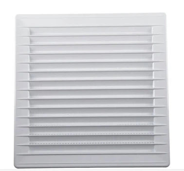 Решетка вентиляционная пластиковая AirRoxy AKUSzS 170x170 диаметр 125 white белая 02-247