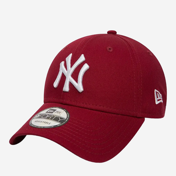 Czapka z daszkiem New Era League Essential 9Forty Nyy 80636012 One Size Bordowa (0192524494387)