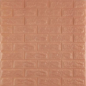 Панель стеновая Sticker Wall 3D 700х770х7мм (кирпич) кофе с молоком (D) SW-00001800
