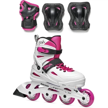 Ролики Rollerblade Fury Combo 33-38 Білий-Рожевий