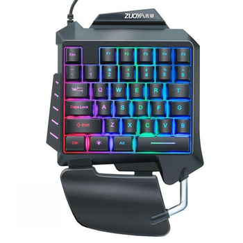 Игровая механическая проводная клавиатура ZUOYA Х35 LED с подсветкой клавиш RGB Английский (sv3686)