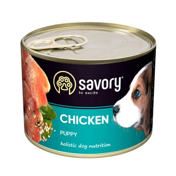 Корм влажный Savory Dog All breeds Puppy Chicken паштет для щенков всех пород с курицей 200 г