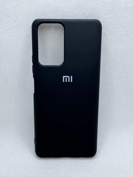 Чехол Silicone Cover Full для Xiaomi Redmi Note 10 Pro Черный