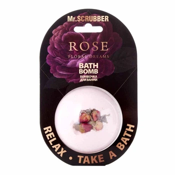 Бомбочка для ванни Rose Floral Dreams Mr.SCRUBBER 200 г (4820200332390)